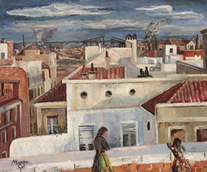 Paisajes. Cuadro de Menchu Gal. Pintura española del siglo XX