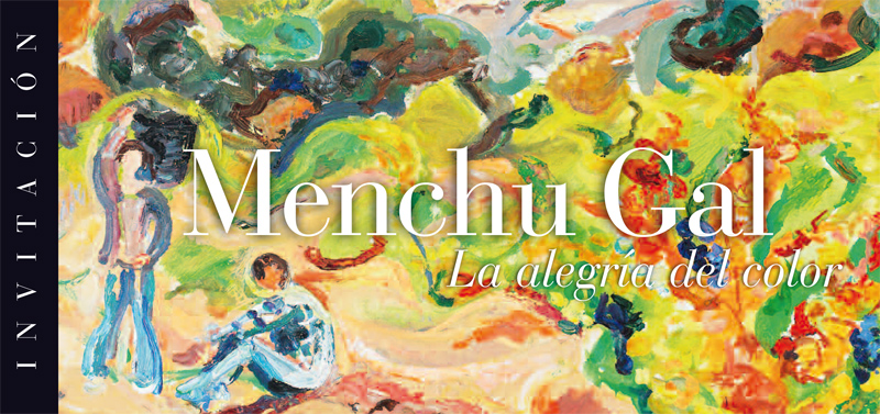 Invitación Exposición pintura Menchu Gal en Málaga
