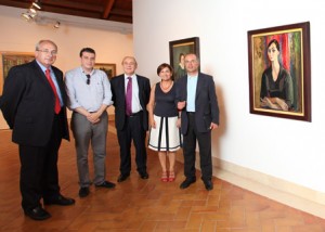 Inauguración de la exposicion "Menchu Gal, la alegría de c olor " en Marbella
