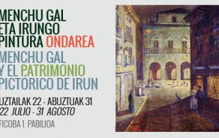 Exposicion de pintura de Menchu Gal en FICOBA, Irún, 2014