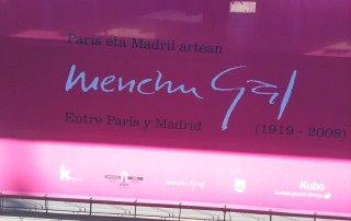 Exposicion Menchu Gal entre Paris y Madrid en Donostia